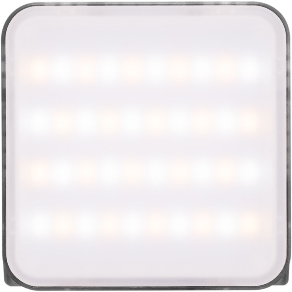 Zhiyun Fiveray M20 bi-color LED lights with adjustable panels, showing the lighting setup and control interface.