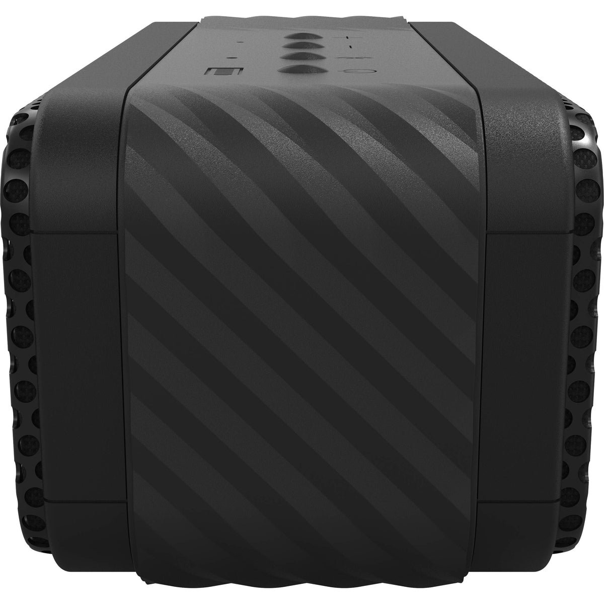 Klipsch Nashville portable speaker with sleek design and control buttons, ideal for high-quality sound on the go.