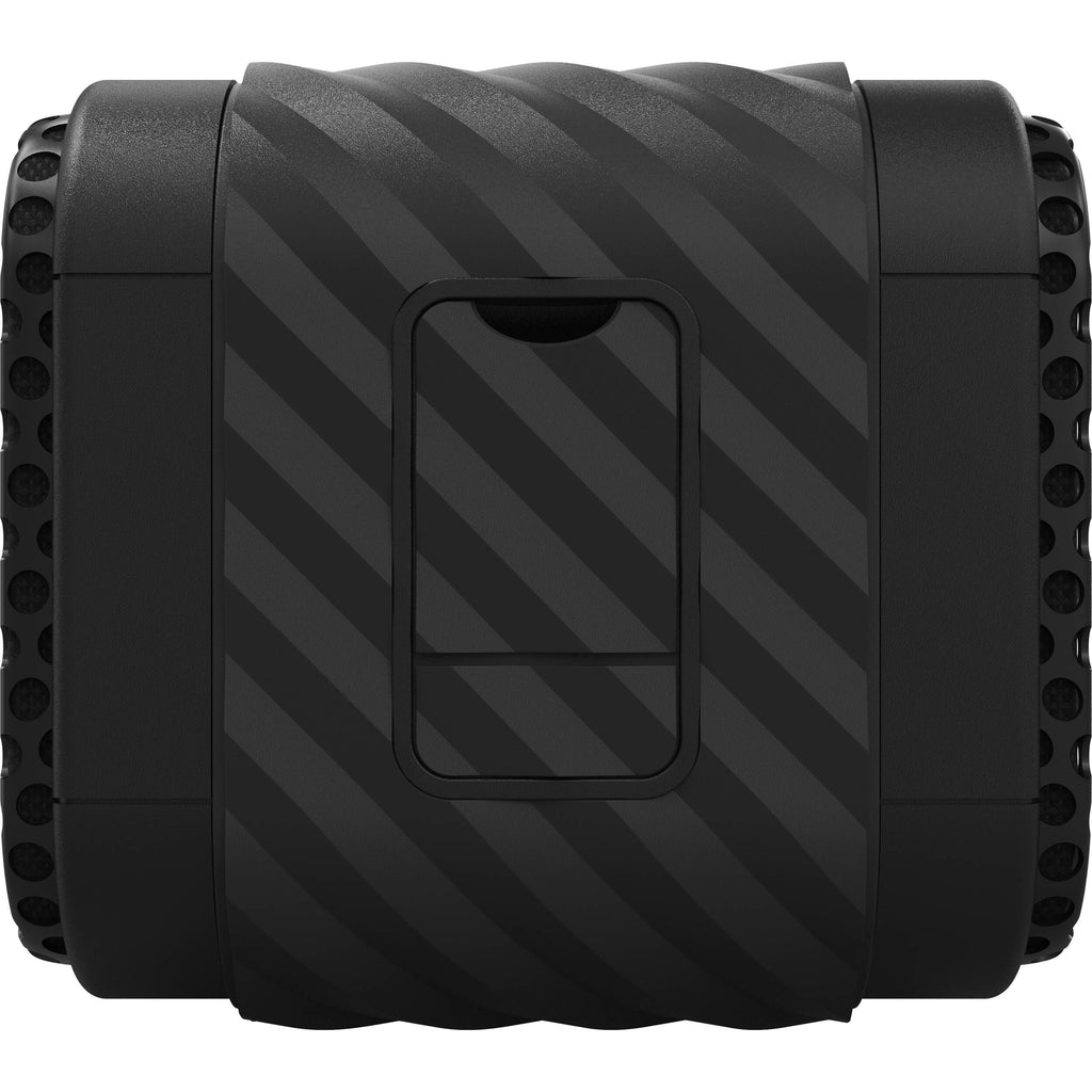Klipsch Nashville portable speaker with sleek design and control buttons, ideal for premium mobile audio.