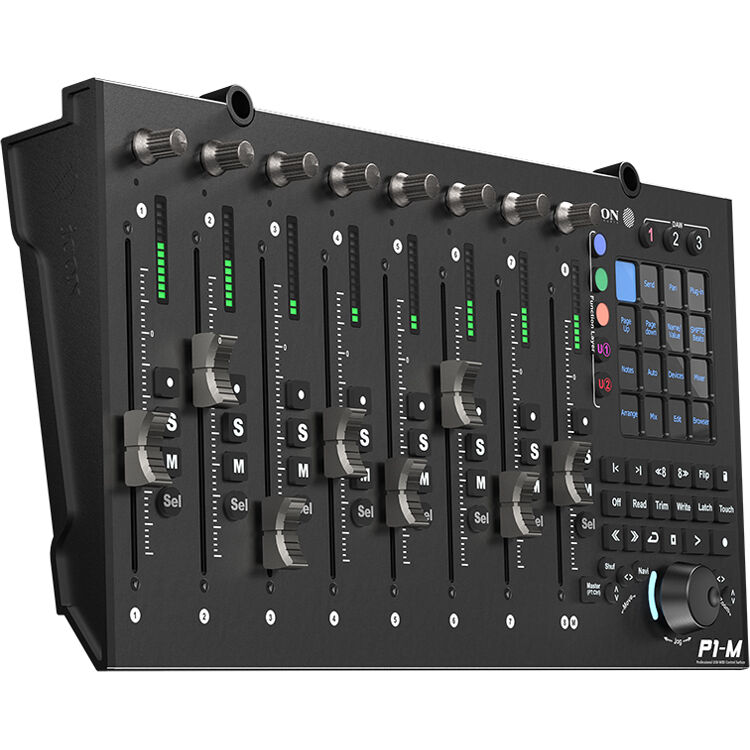 iCon P1-M DAW controller with knobs and buttons for music production, professional audio equipment for digital audio workstations