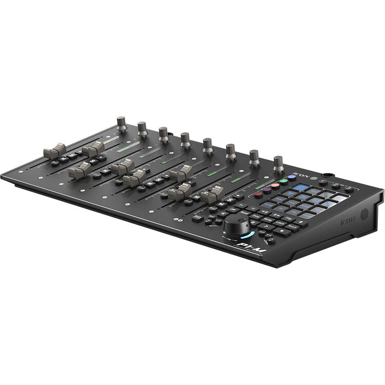 iCon P1-M DAW controller with multiple knobs and buttons for music production and digital audio workstation control