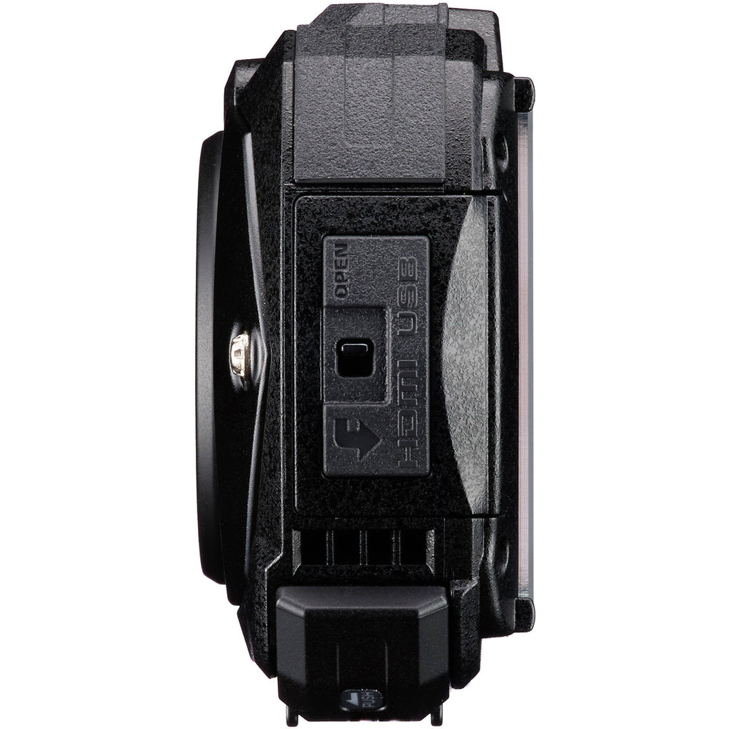 Ricoh Pentax WG-90 compact digital camera with rugged design, showing the front view with lens and controls.