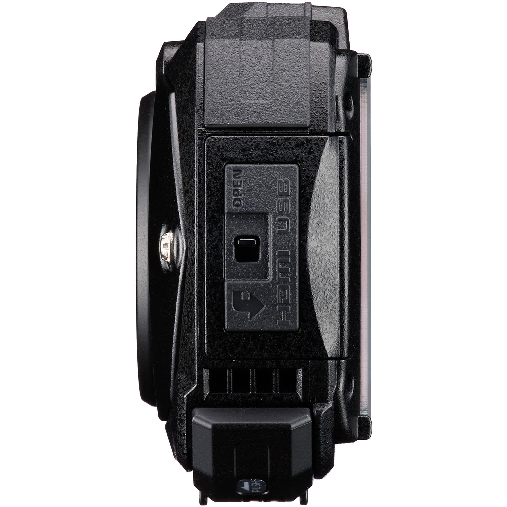 Ricoh Pentax WG-90 compact digital camera with rugged design, showing the front view with lens and controls.