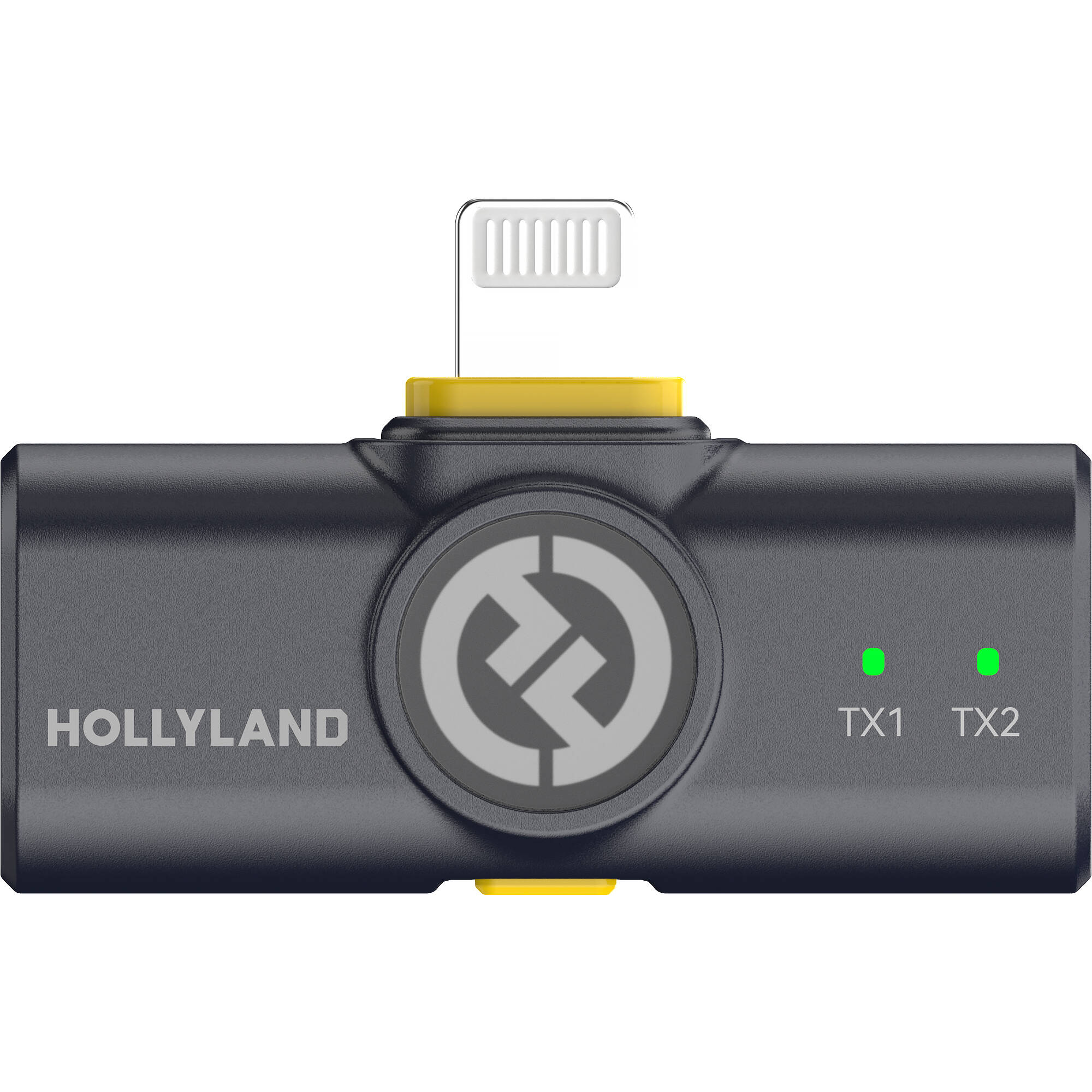 Hollyland Lark M2 Combo creator wireless microphone system with compact transmitters and receiver for high-quality audio recording