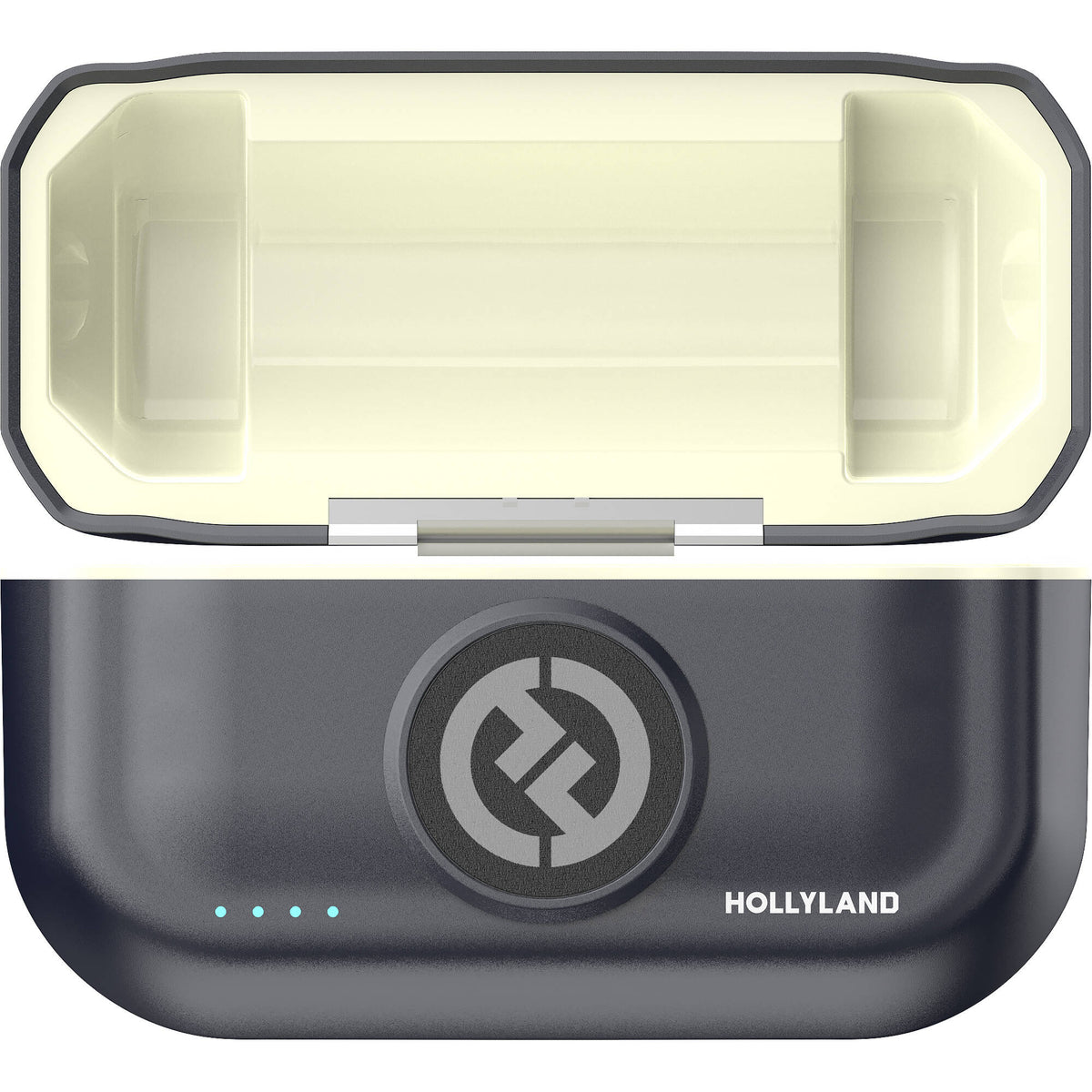 Hollyland Lark M2 Lightning creator wireless microphone system with transmitter and receiver for mobile content creation.