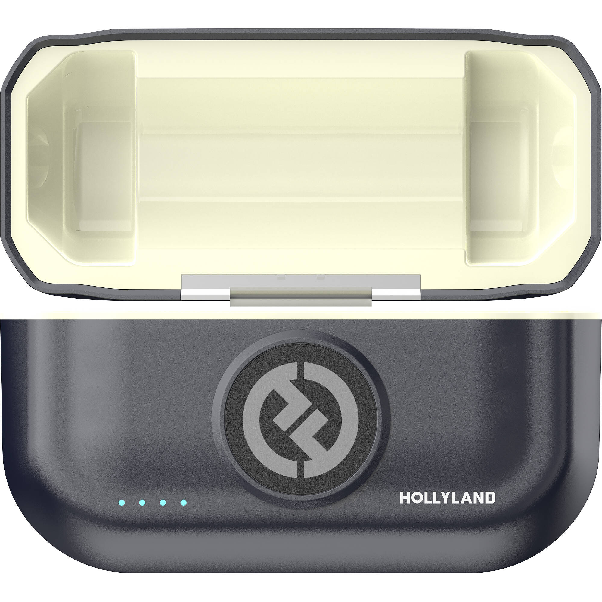 Hollyland Lark M2 Lightning creator wireless microphone system with transmitter and receiver for mobile content creation.