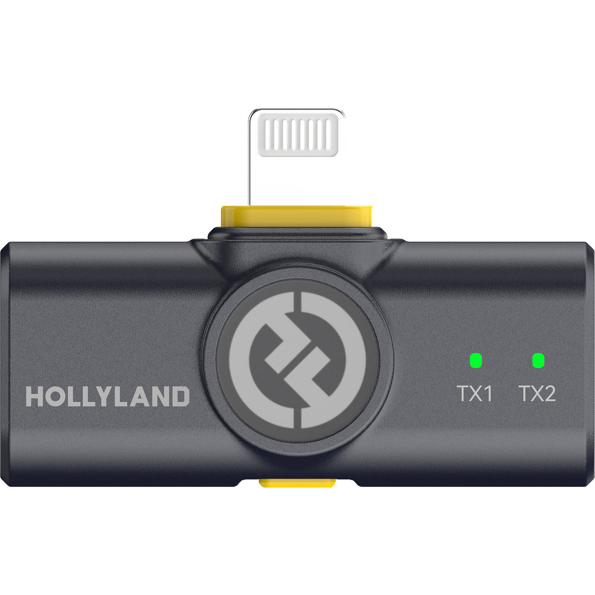 Hollyland Lark M2 Lightning creator wireless microphone system with compact receiver and transmitter for mobile content creation
