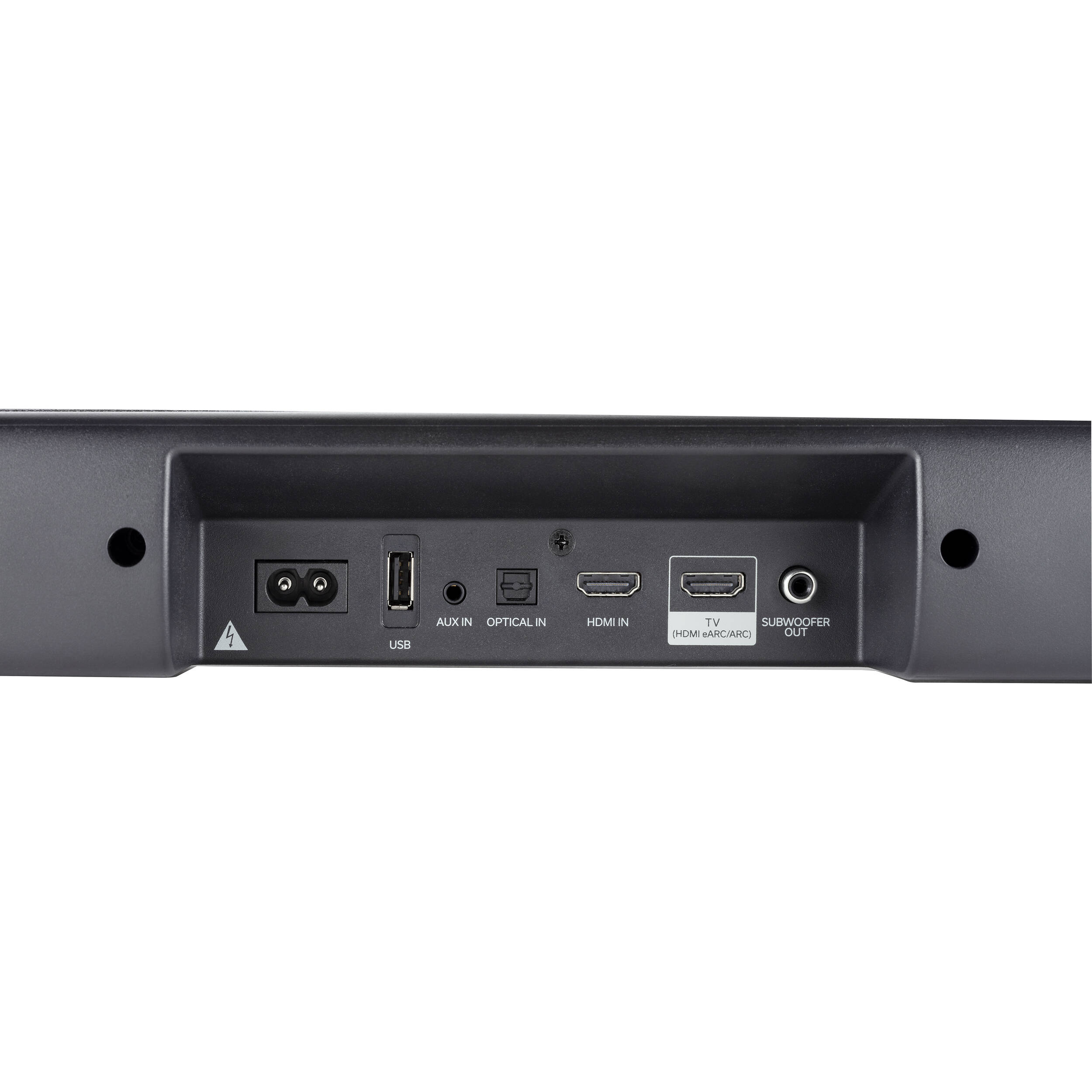 Denon DHT-S218 soundbar with sleek black design, compact TV speaker for immersive audio, placed on a modern entertainment setup.