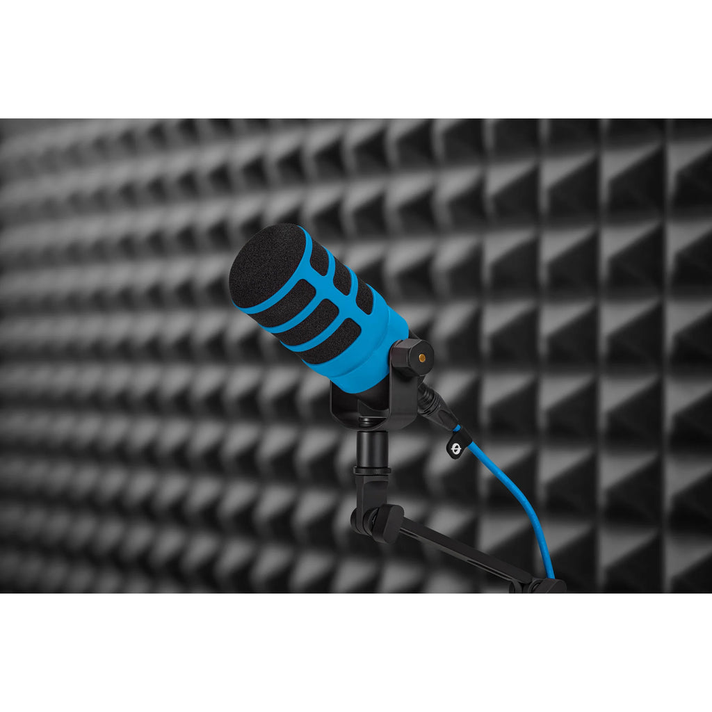 Rode WS14 pop filter for PodMic, a microphone accessory with a black mesh screen to reduce plosive sounds during recordings.