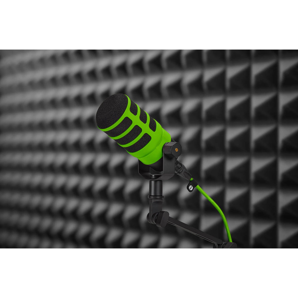 Rode WS14 Pop Filter for PodMic, a microphone pop filter with a flexible arm and mesh screen to reduce plosive sounds.