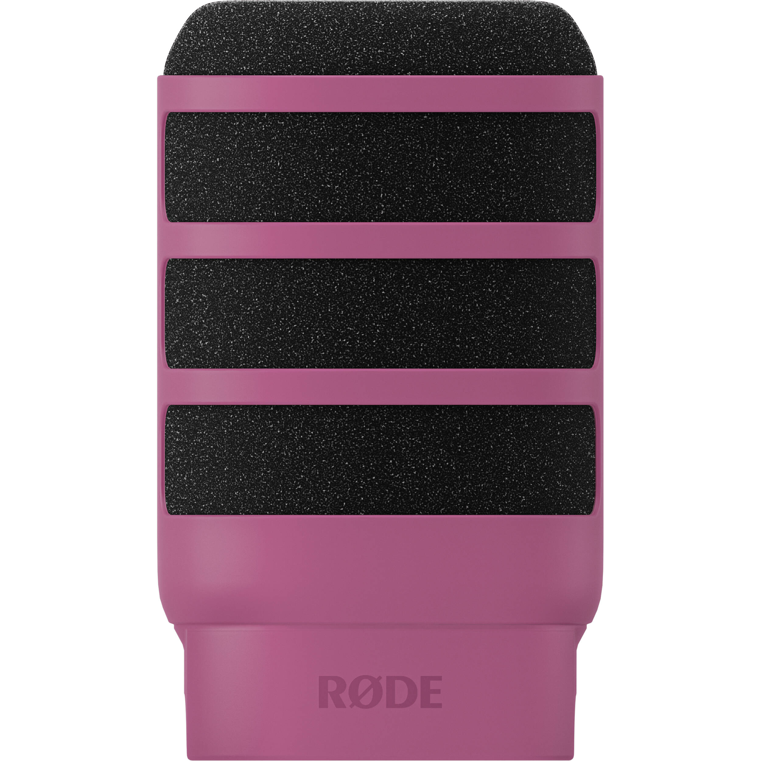 Rode WS14 Pop Filter for PodMic microphone, black foam windscreen to reduce plosive sounds during recording sessions
