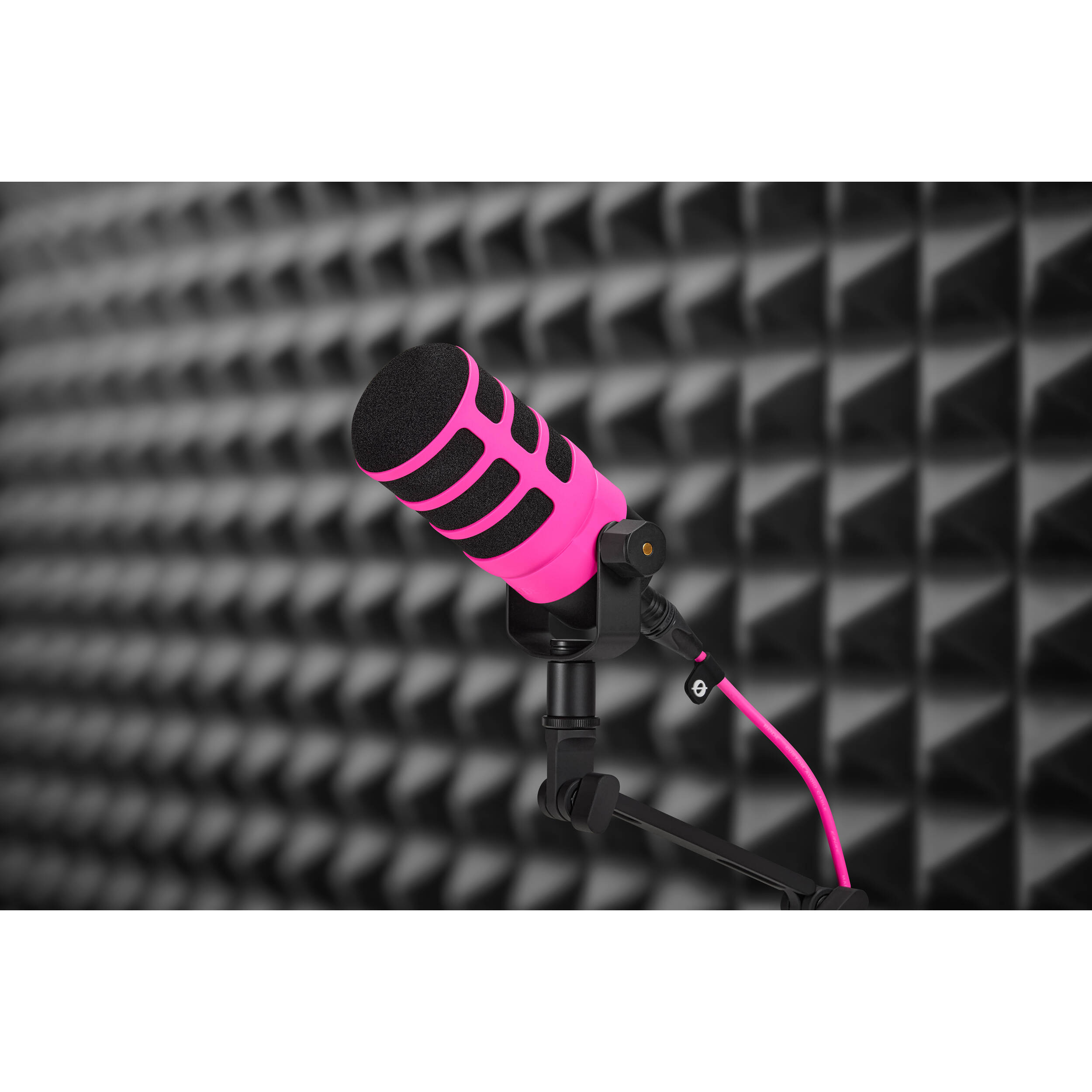 Rode WS14 Pop Filter for PodMic, microphone pop filter with mesh screen to reduce plosive sounds during recording.