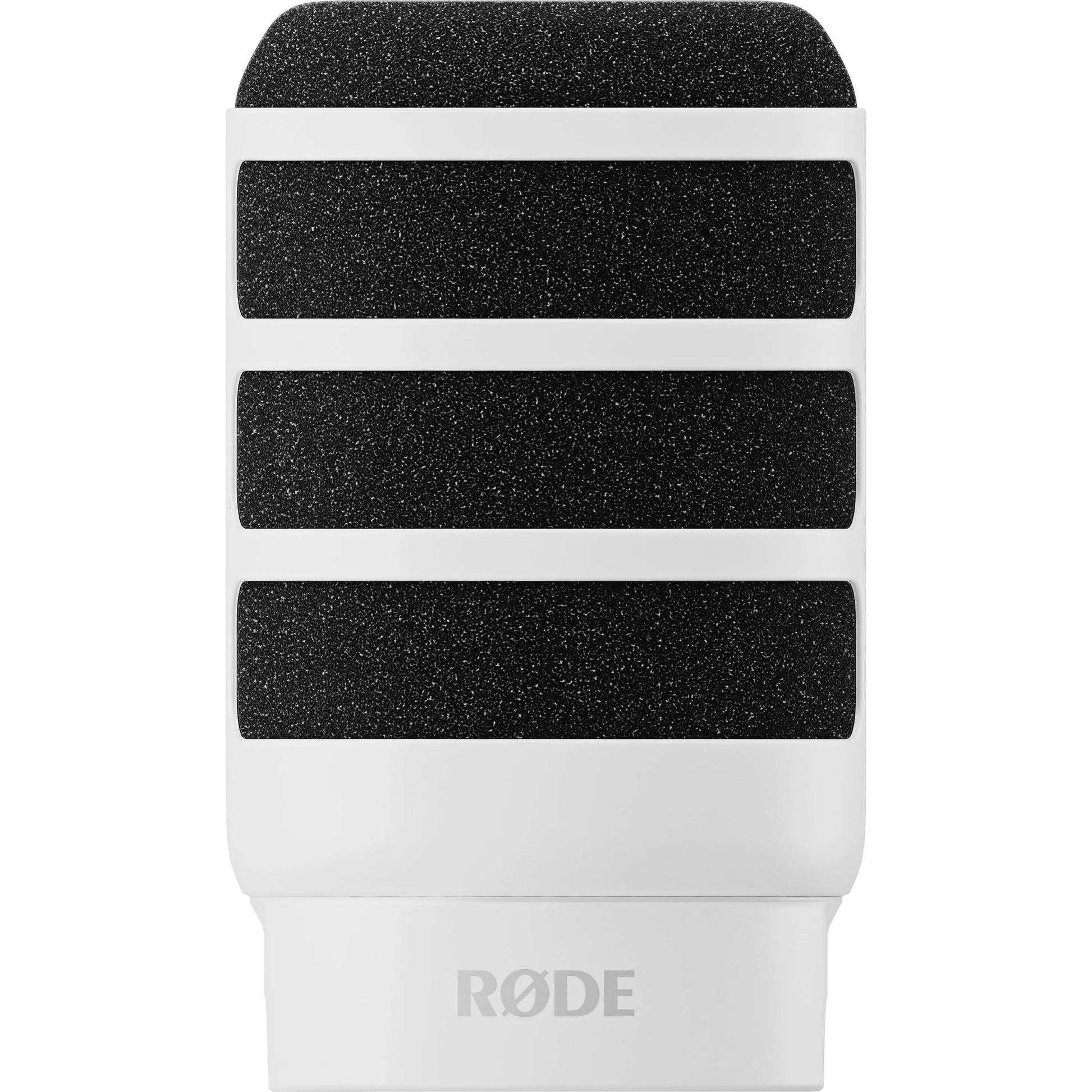 Rode WS14 Pop Filter for PodMic, a professional microphone pop filter with mesh screen to reduce plosive sounds.
