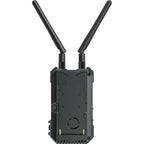Hollyland Pyro H wireless video transmitter with compact design and antenna for professional video transmission setup.