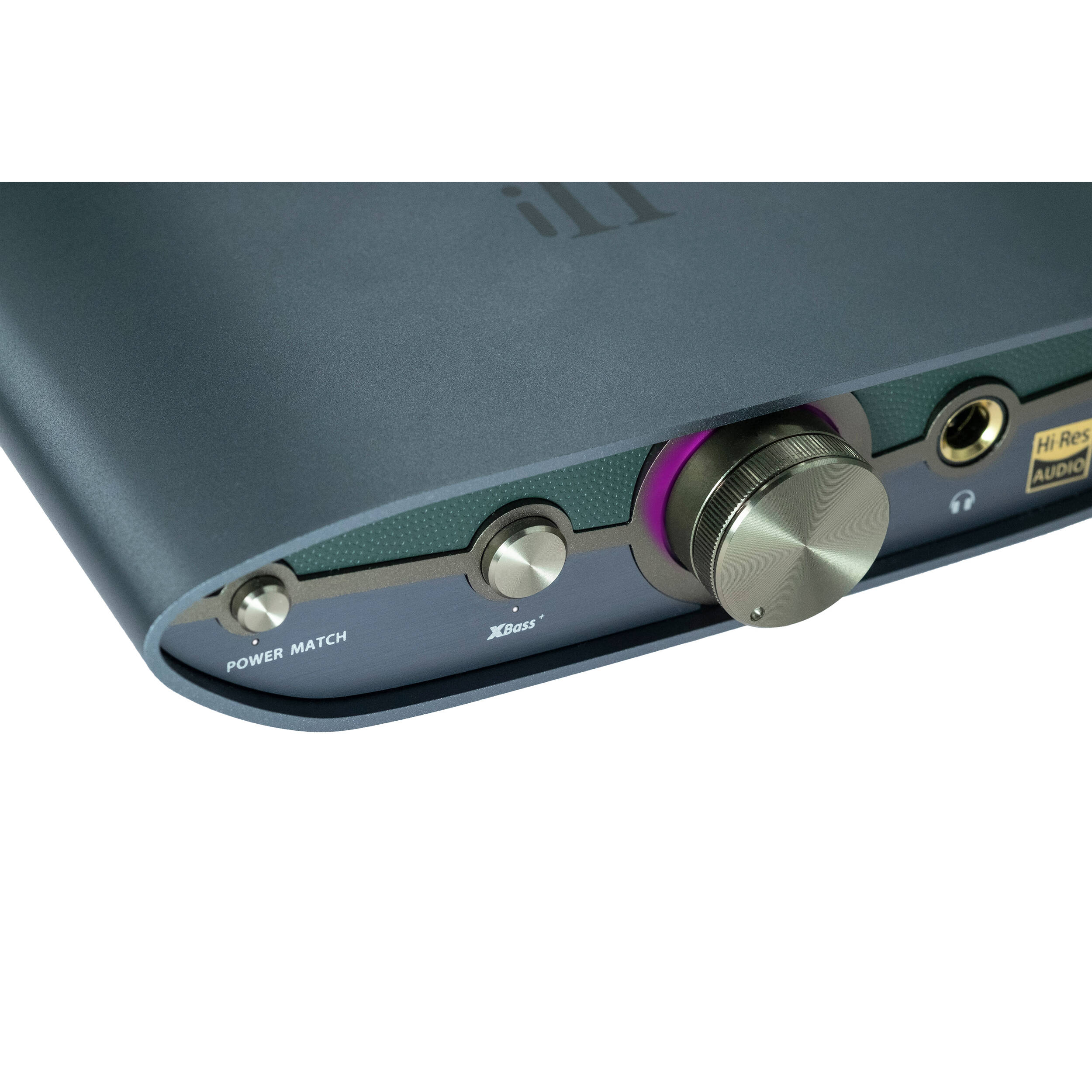 iFi Audio Zen DAC 3 headphone amplifier and DAC with sleek black design and control knobs on front panel.