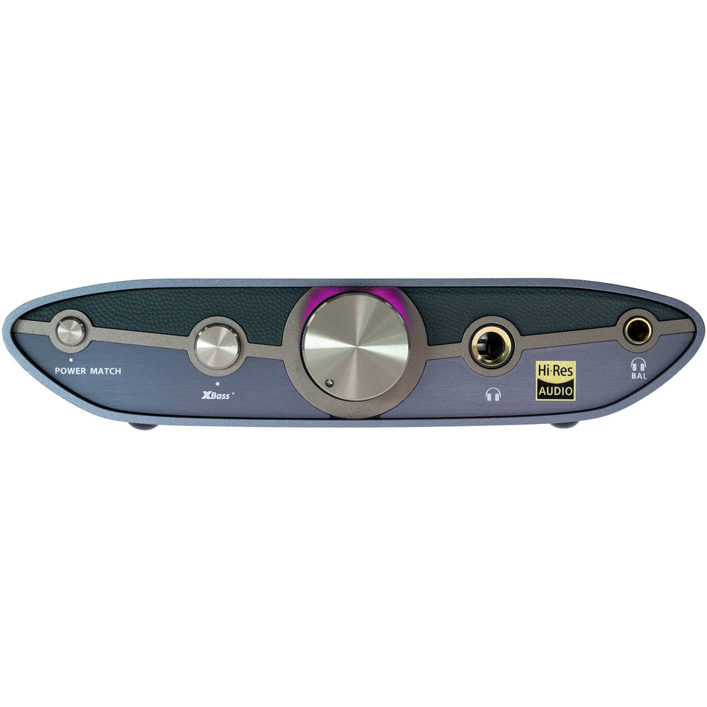iFi Audio Zen Dac 3 headphone amplifier and DAC with sleek design and multiple input options on a white background.