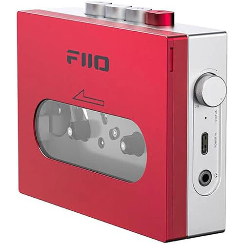 FiiO CP13 portable music player with sleek black design and digital display screen, compact and lightweight for on-the-go listening.
