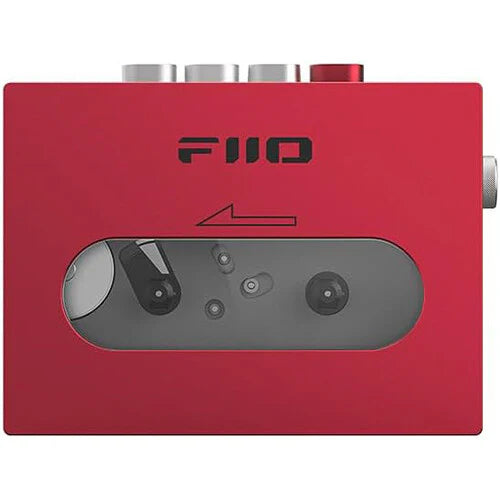 FiiO CP13 portable music player with sleek black design and control buttons, showcasing compact audio device for high-quality sound.