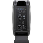 IK Multimedia iLoud MTM MK2 active nearfield monitor speaker showing front view with control buttons and grille.