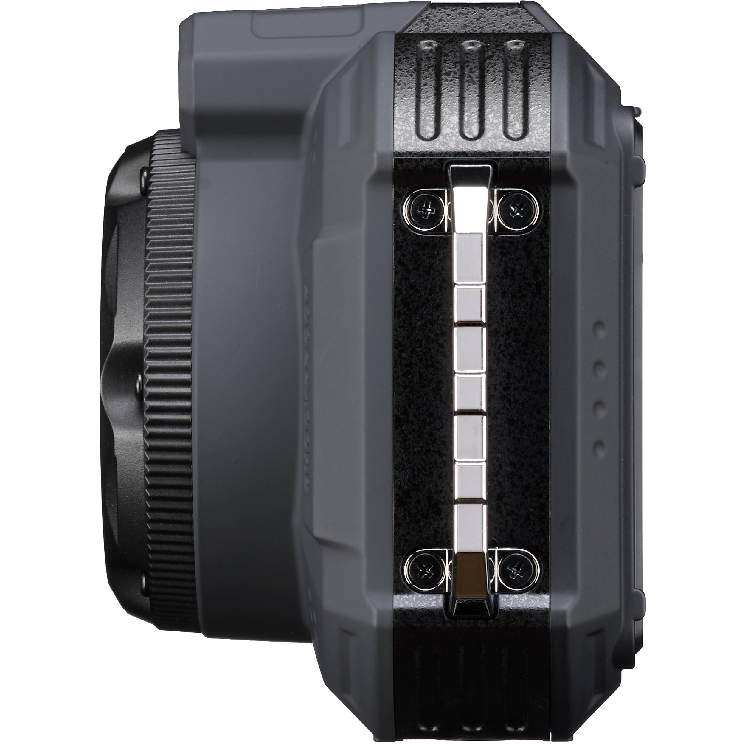 Ricoh Pentax WG-1000 compact instant camera with waterproof design, featuring a black body and lens.