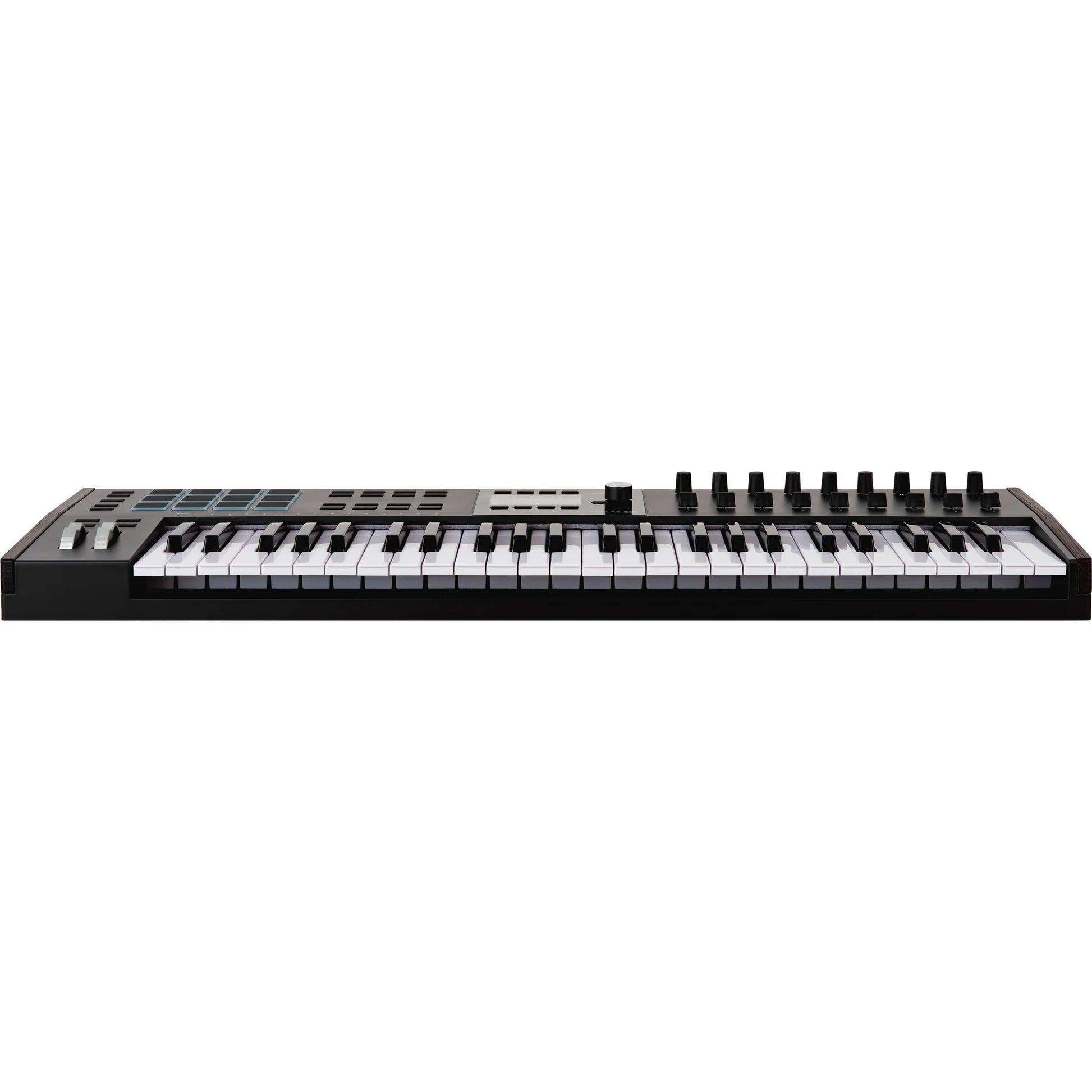 Arturia KeyLab 49 MK3 MIDI keyboard with 49 keys, control knobs, and pads for music production and digital performance.