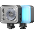 SmallRig Vibe P108 Pro Mini LED Video Light in black showing compact, portable RGB lighting for video production.