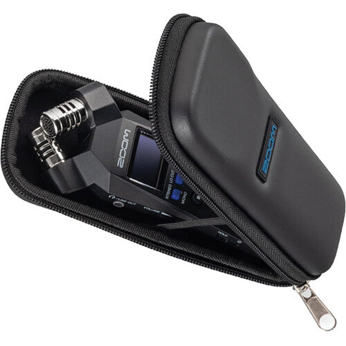 Zoom APH-1e digital recorder used for high-quality audio recording, featuring compact design and professional audio features.