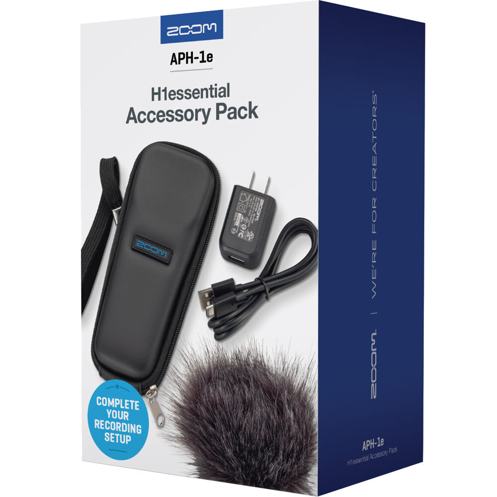Zoom APH-1e digital recorder accessory with multiple input options and compact design for professional audio recording.