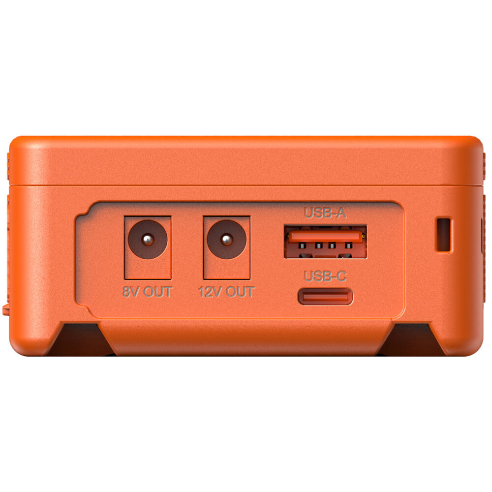SmallRig VB50 Mini V Mount Battery showing compact design and V mount connector for professional camera power.