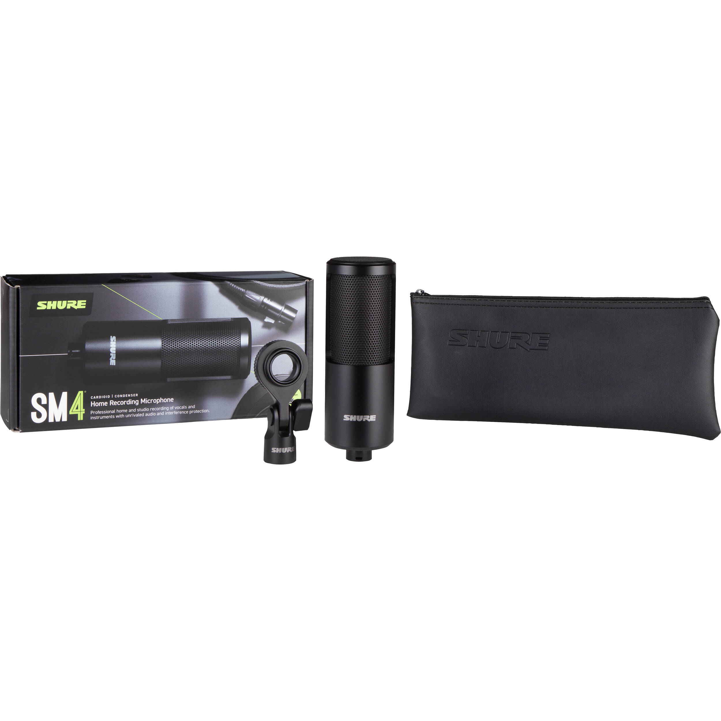 Shure SM4 - Large-Diaphragm Condenser Microphone for Studio