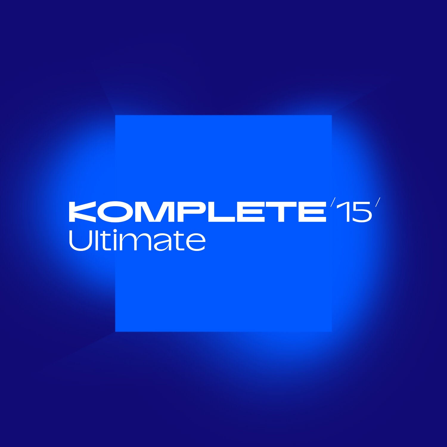 Native Instruments Komplete 15 Ultimate music production software upgrade from Komplete Select, featuring a sleek software interface.