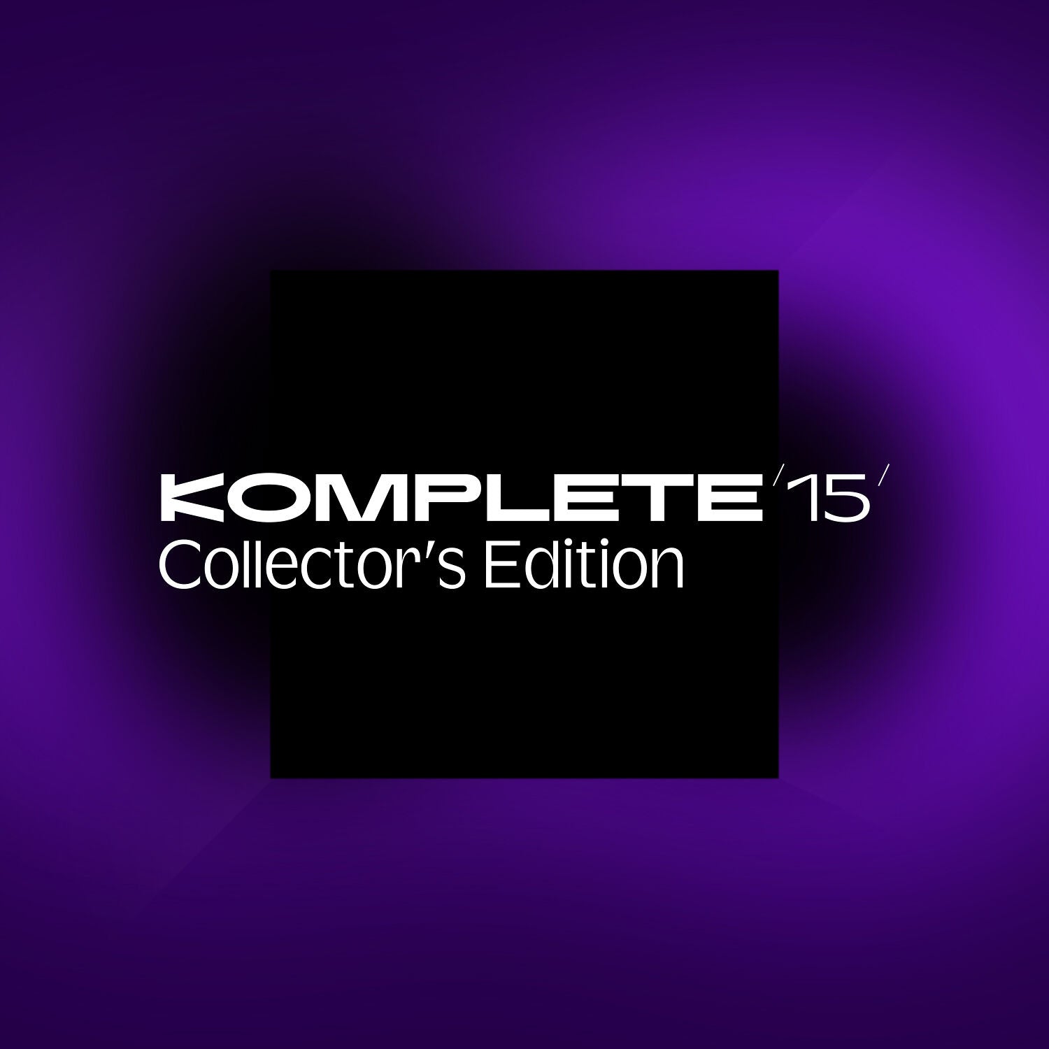 Native Instruments Komplete 15 Collector's Edition upgrade box for music production software, featuring colorful design and product details.