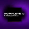 Native Instruments Komplete 15 Collector's Edition music production software box with colorful artwork and branding.