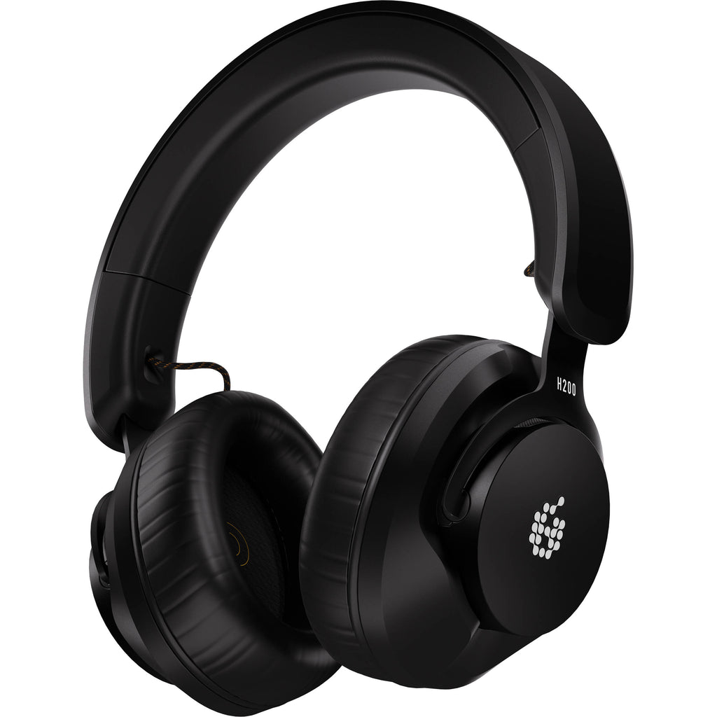 Adam Audio H200 studio headphones with adjustable headband and cushioned ear cups, designed for professional audio monitoring.