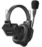 Saramonic WiTalk9 WT4S 4-person wireless video equipment with microphones and receiver, ideal for professional video recording.