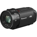 Panasonic HC-VX3 camcorder showing front view with lens, grip, and control buttons for high-quality video recording.