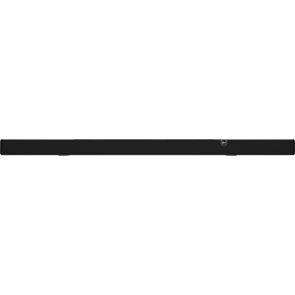 Klipsch Flexus Core 300 soundbar for TV, featuring sleek black design and multiple audio ports for high-quality home entertainment.