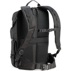 Think Tank DarkLight video equipment bag with padded compartments and adjustable straps for secure transport of camera gear.