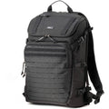 Think Tank DarkLight video equipment bag with padded compartments and adjustable straps for secure gear transport.