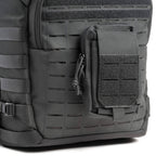 Think Tank DarkLight video equipment bag with padded compartments and adjustable straps for professional camera gear storage.