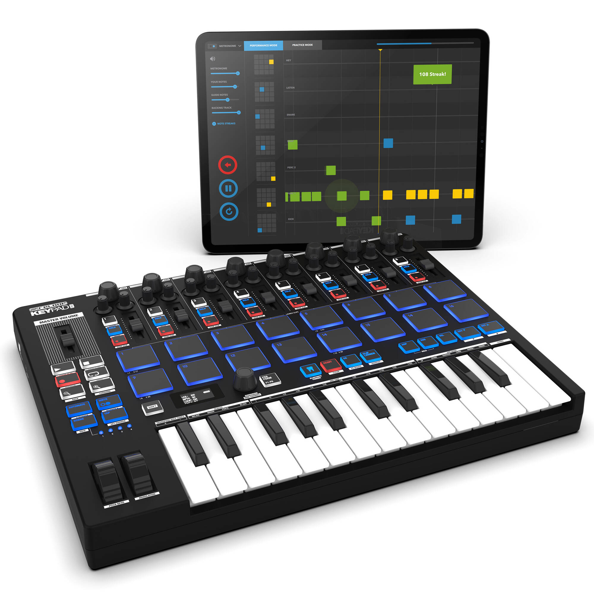 Reloop Keypad Pro | Portable MIDI Controller for Music Production