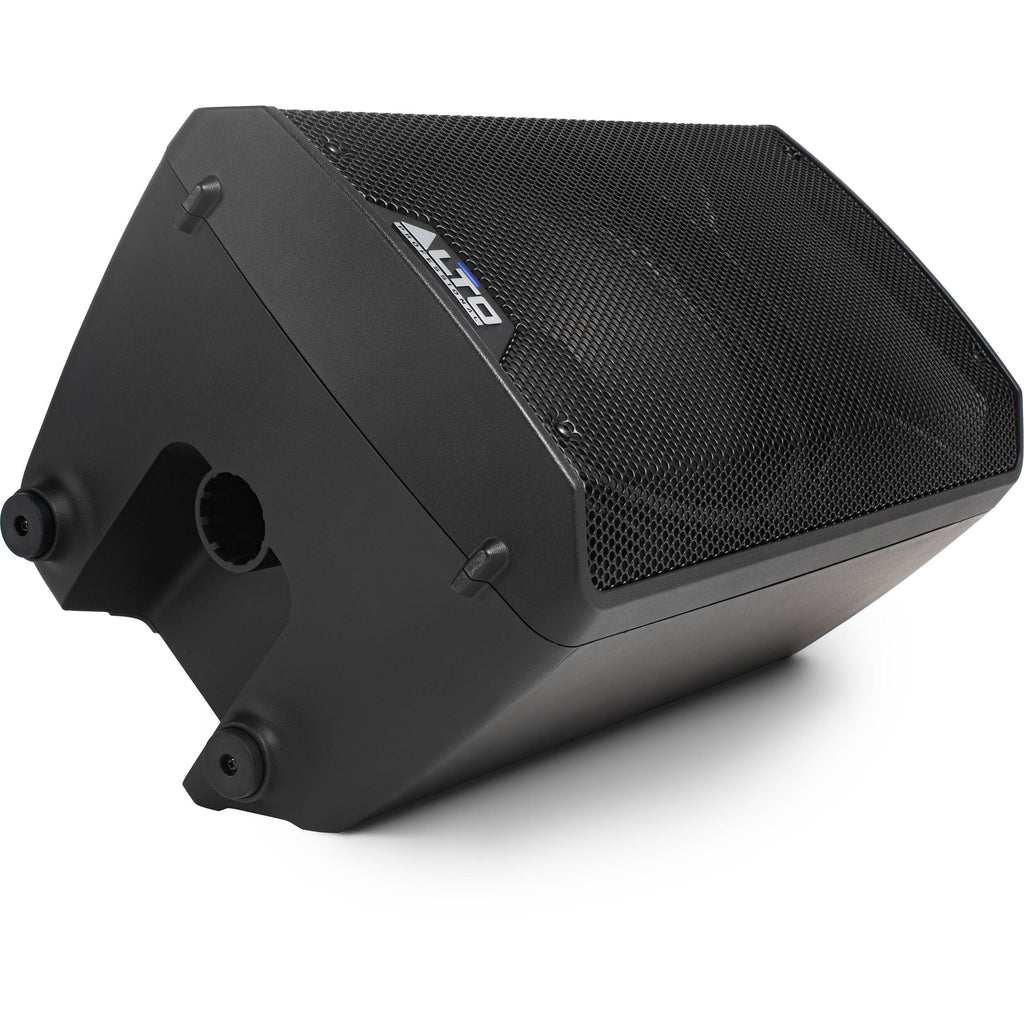 Alto Professional TX410 PA speaker system with dual woofers and built-in handles, designed for live sound reinforcement.