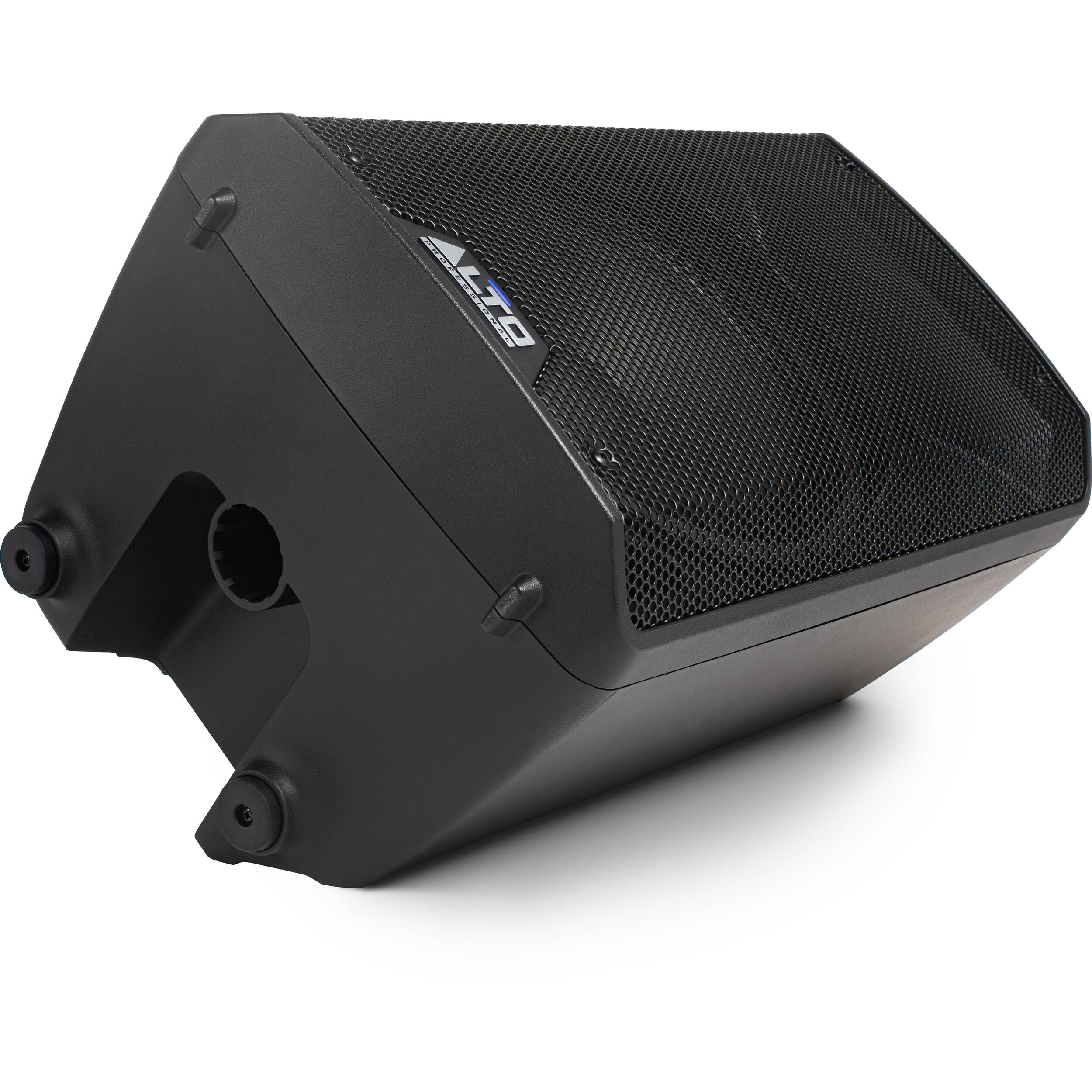 Alto Professional TX410 PA speaker system with dual woofers and built-in handles, designed for live sound reinforcement.