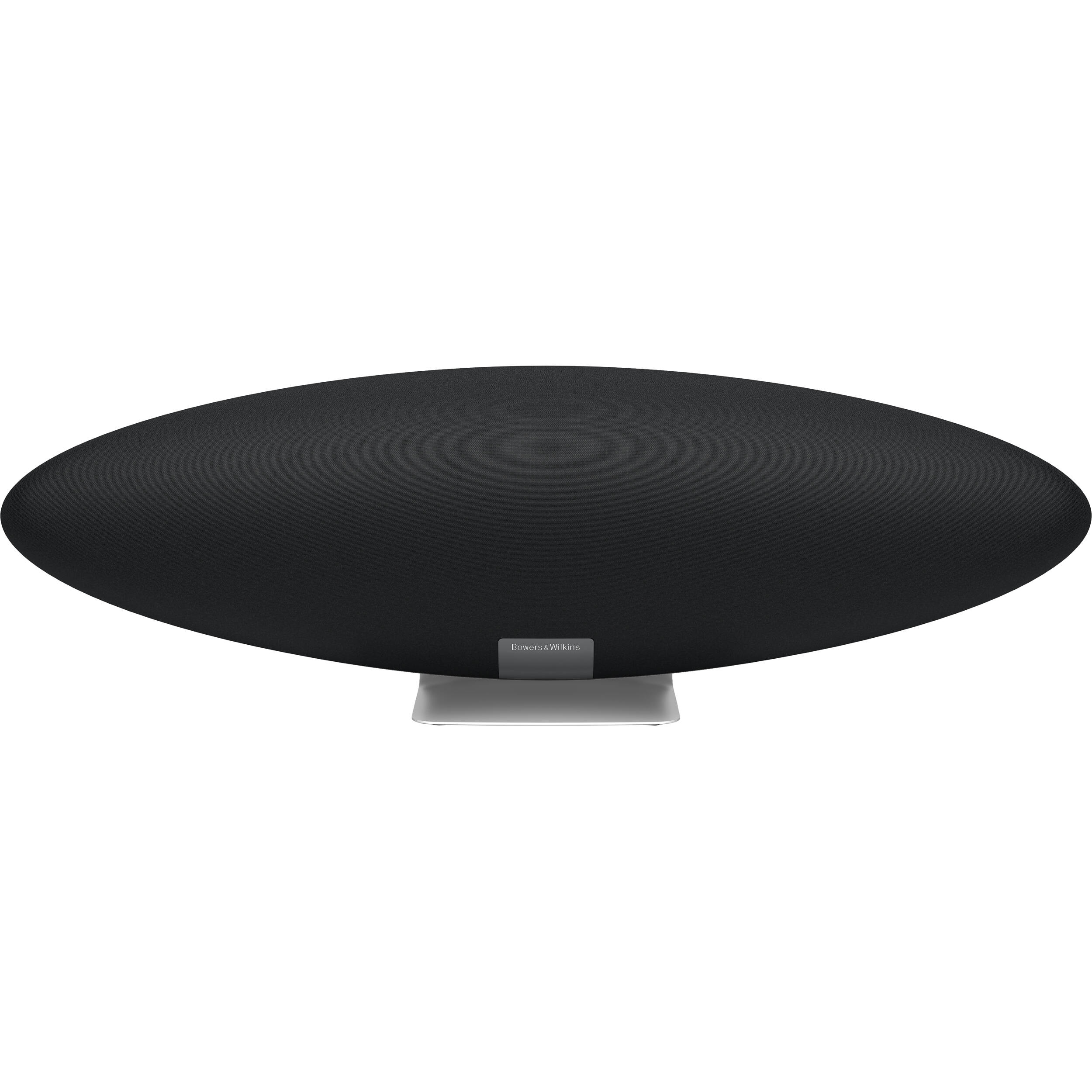 Bowers & Wilkins Zeppelin Pro Edition wireless speaker with sleek design and control buttons on top.