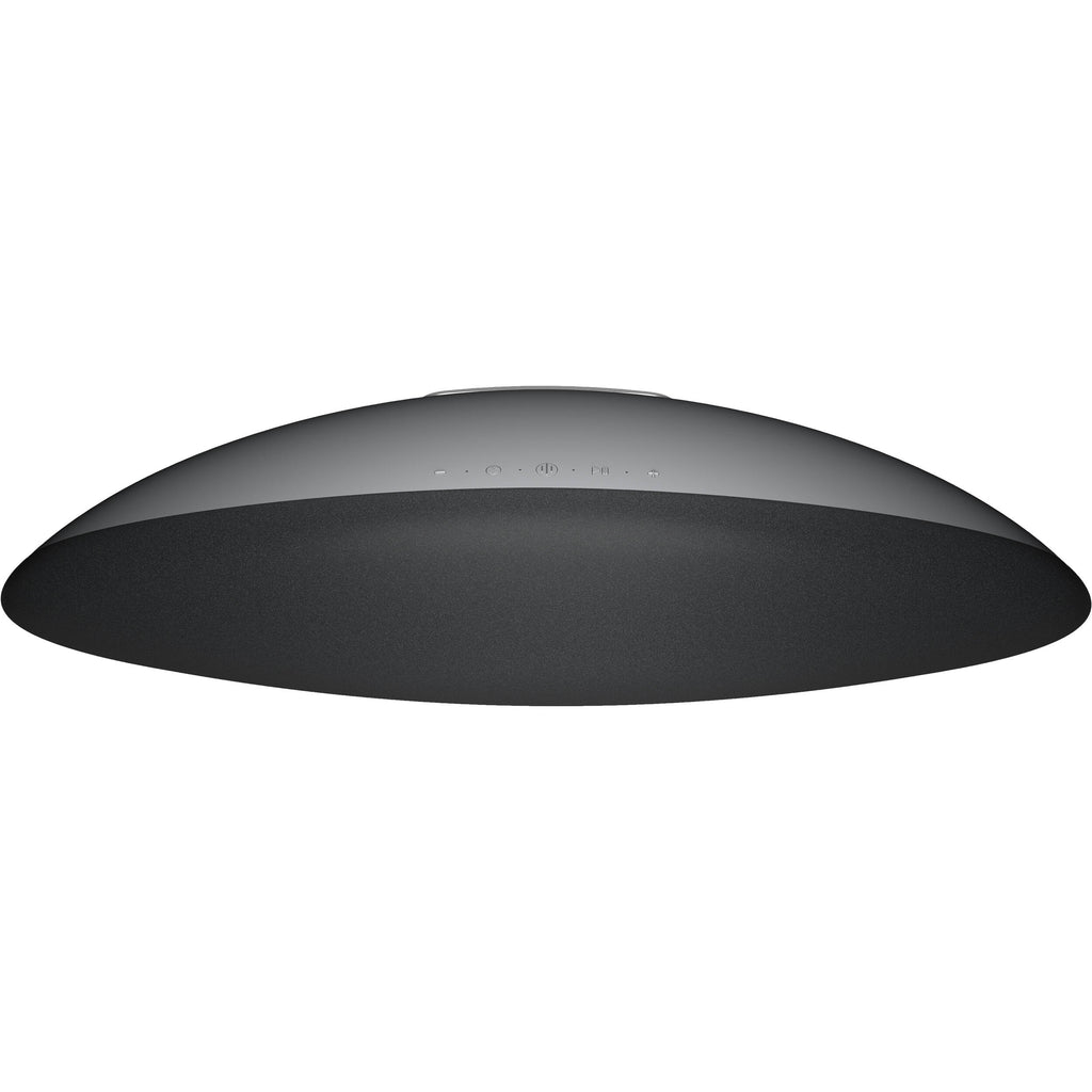 Bowers & Wilkins Zeppelin Pro Edition wireless speaker with sleek design and premium finish, front view showing control panel.