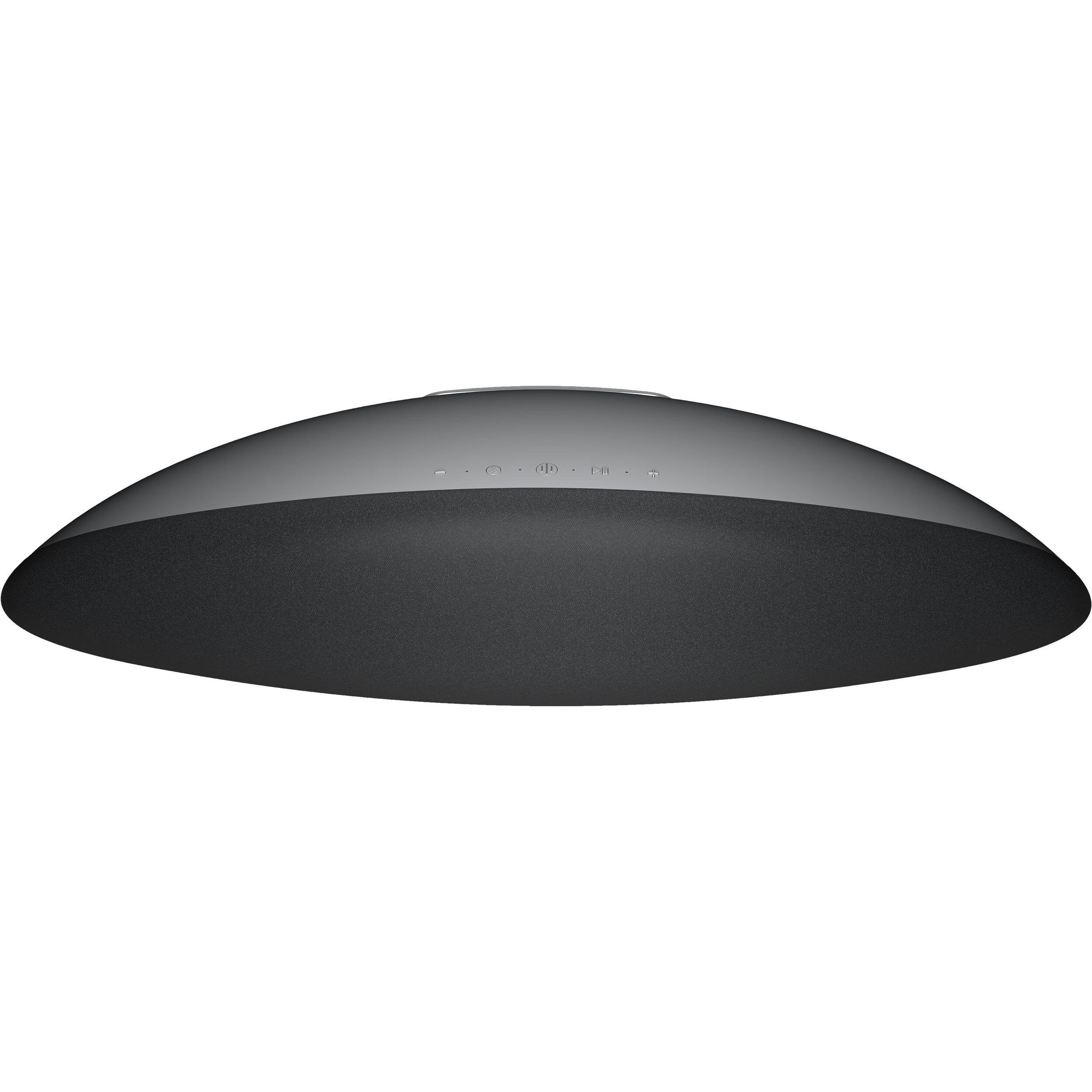 Bowers & Wilkins Zeppelin Pro Edition wireless speaker with sleek design and premium finish, front view showing control panel.