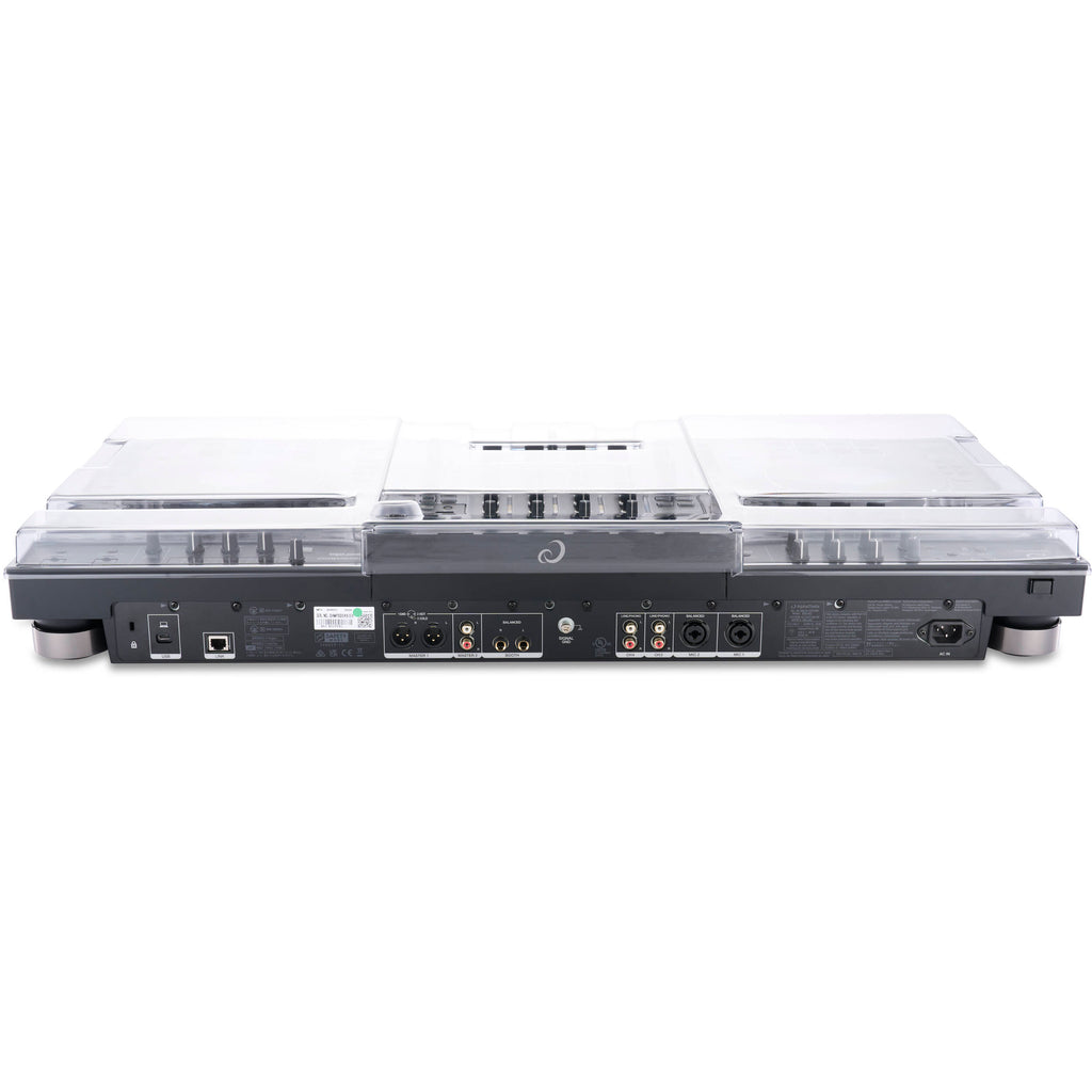 Decksaver AlphaTheta XDJ-AZ DJ cover protecting the DJ controller with a sleek, durable plastic design.