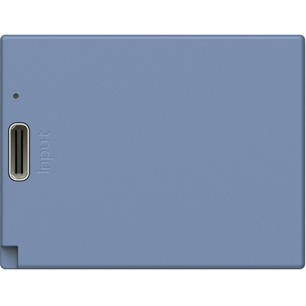 SmallRig NP-W126S USB-C rechargeable camera battery in blue, compact battery for compatible cameras, portable and easy to use.