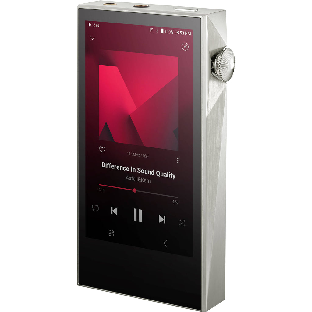 Astell&Kern A&ultima SP3000M portable music player with sleek black design and high-resolution display.