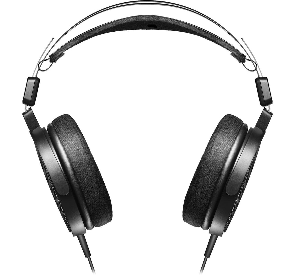 Audio Technica ATH-R30x studio headphones with over-ear design, black color, and padded ear cups for comfortable listening.